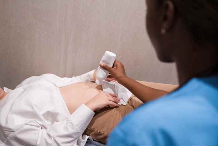 Gynaecology consultation for women's healthcare